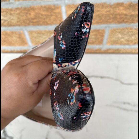 LK Bennett Floral Snake Heels size 39 - Picture 8 of 14